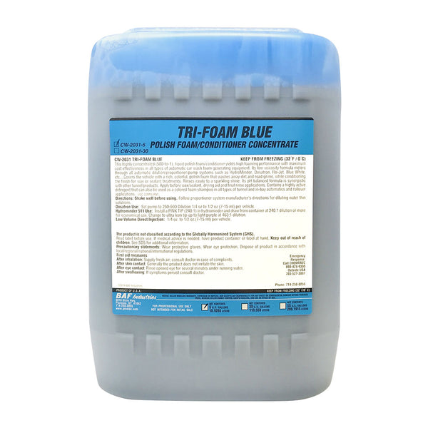 TRI-FOAM BLUE 5 gal. | PRO® Car Beauty Products – PRO® Wax USA