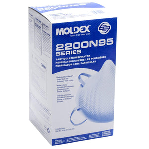 Moldex 2200/2201/2207 N95 NIOSH Mask M/L & S (Headband)