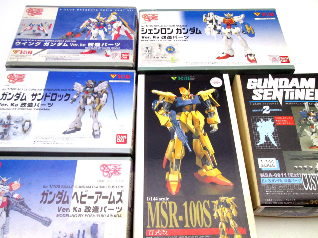 B-CLUBやコトブキヤのガレージキットを千葉県市原市よりお売り頂きまし