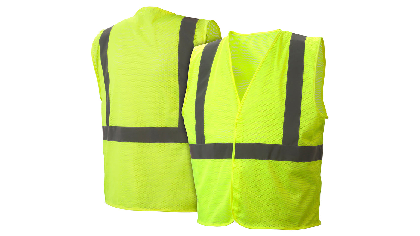 Type R - Class 2 Hi-Vis Lime Safety Vest – Pyramex
