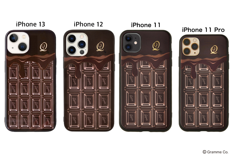 iPhone13対応「チョコレート ハードガラス iPhoneケース」誕生！ | Q-pot.