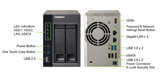 TS-269L | Hardware Specs | QNAP (US)