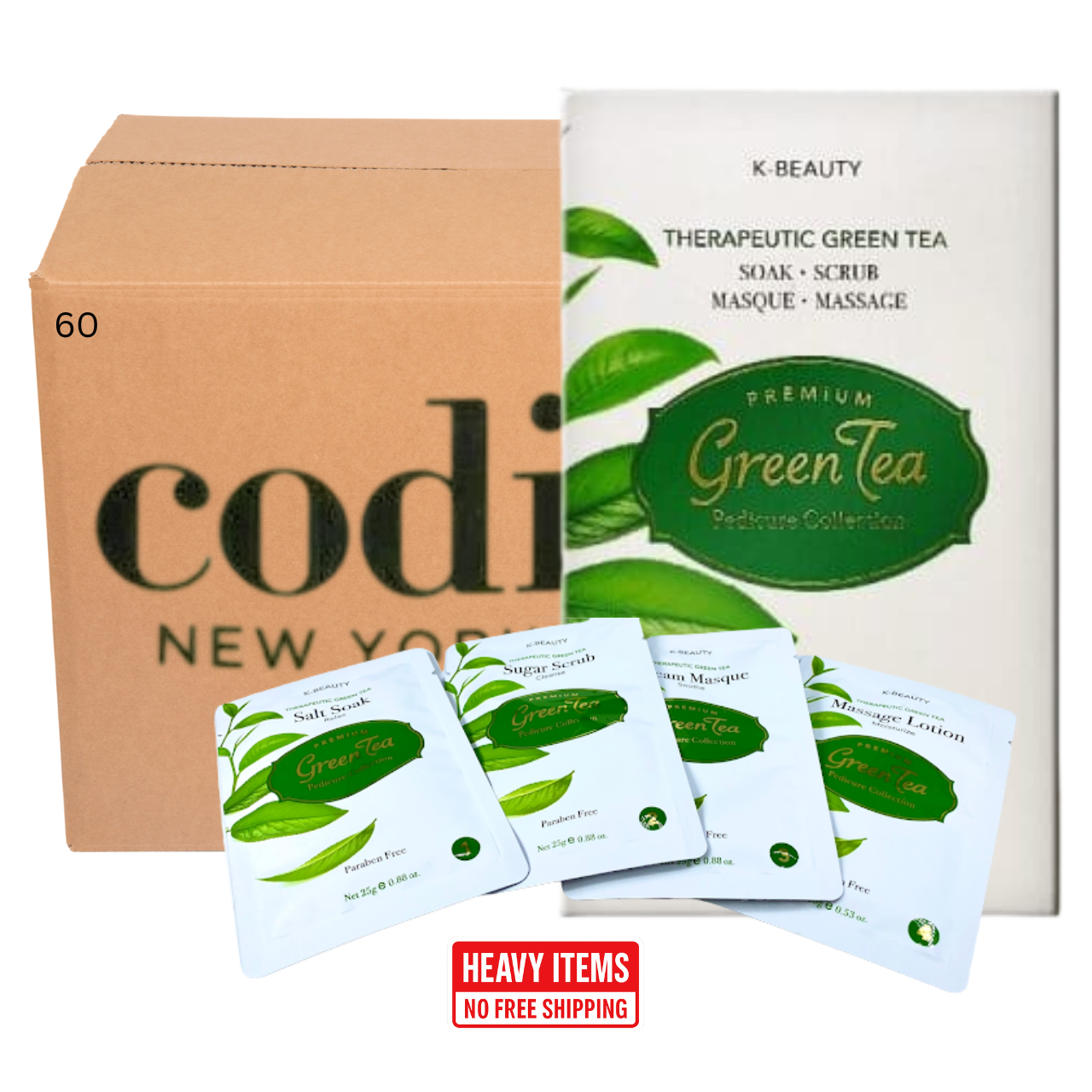 Codi - 4 Step Deluxe Pedicure (Case of 60) – QQ Nail Supply