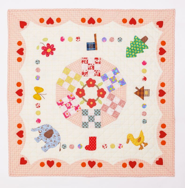 ベビーキルト ピンク - キルターズファーム