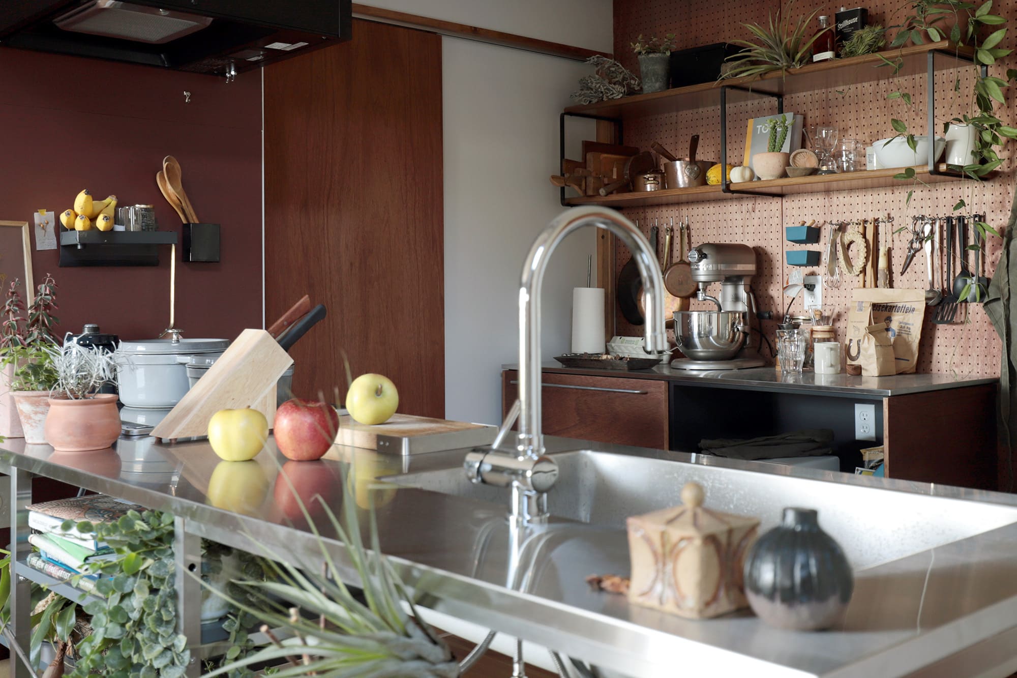 木製キッチンカウンター スライド | KB-KC023-17-G183 | キッチン収納