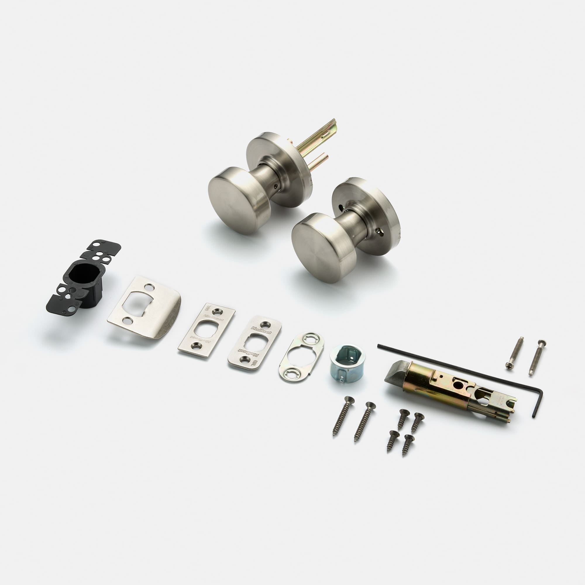 空錠ドアパーツ サークルノブ ニッケルサテン 空錠 | PS-HD020-07-G290