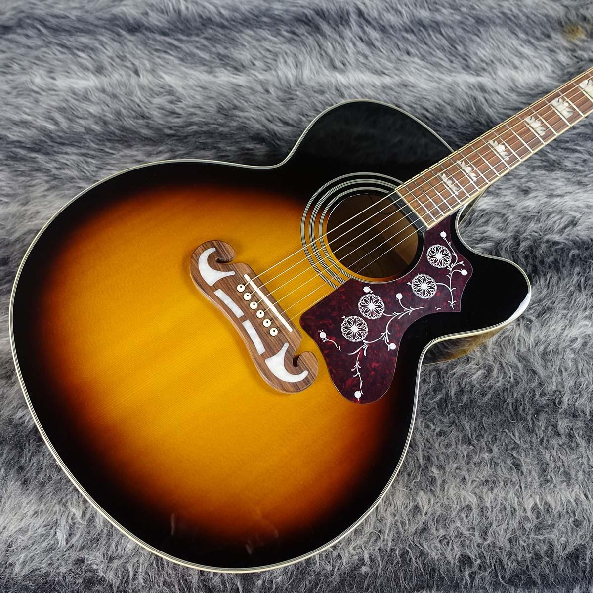 【美品】EPIPHONE EJ-200SCE/N ダブルピックアップ搭載 Epiphone（エピフォン） Epiphone EJ-200SCE スタート 初心者 エレアコ