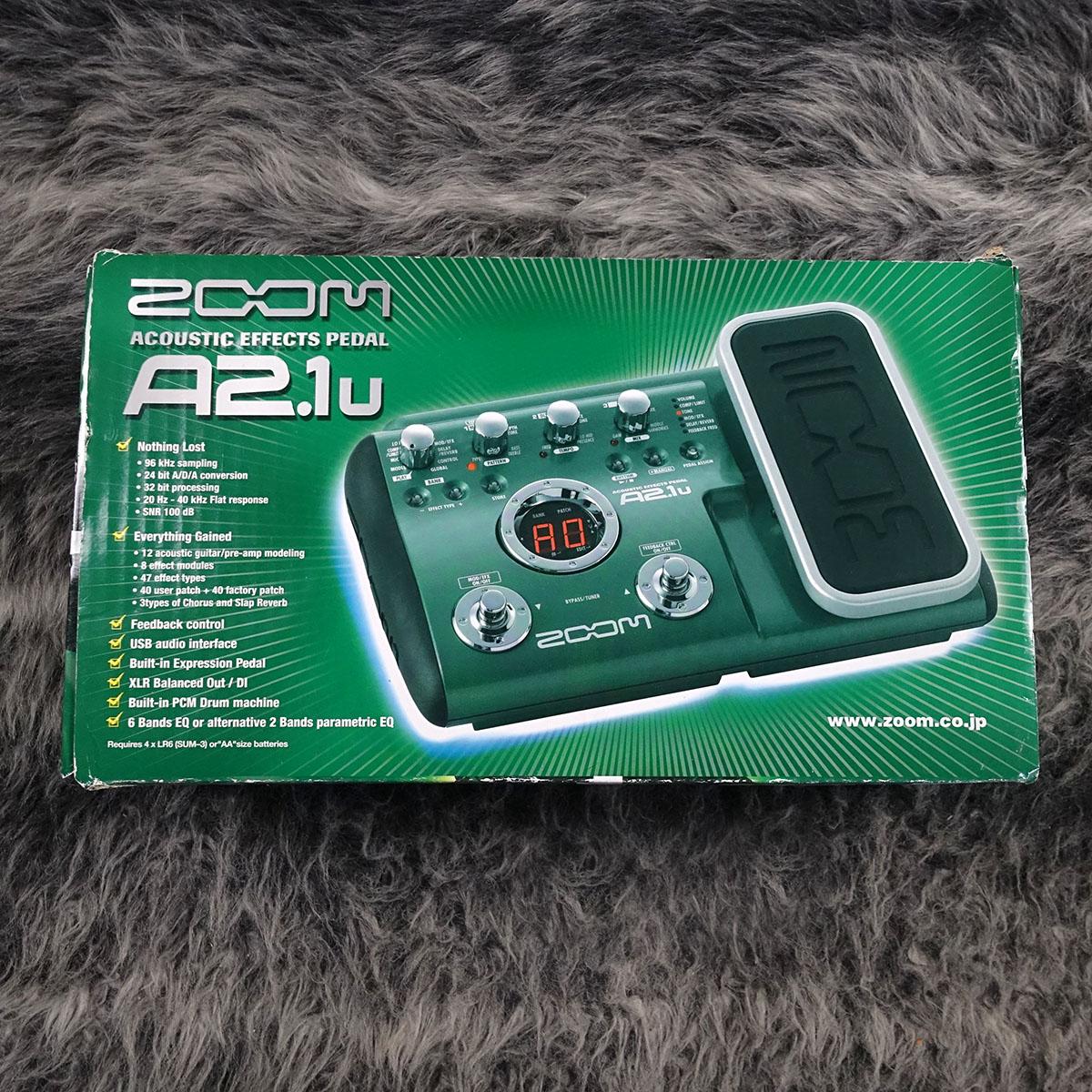 ZOOM A2.1u アコースティックエフェクター A2.1u Acoustic Effects Pedal | Zoom