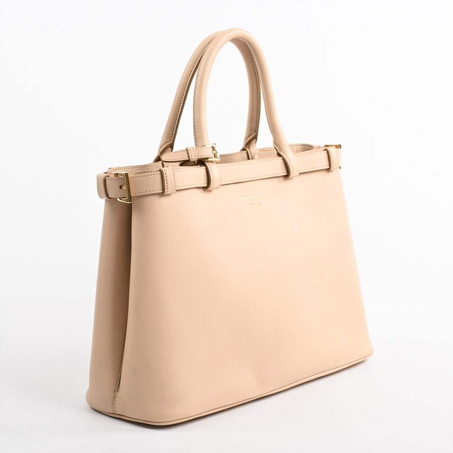 バックルダブルベルト付ミディアムハンドバッグ | 1BA417 | トート