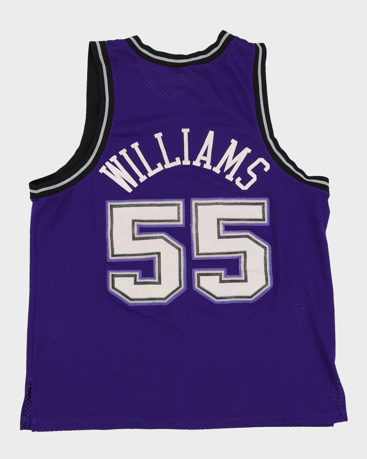 00s Nike Jason Williams #55 Sacramento Kings Purple 'White