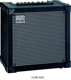 30cmカスタム・スピーカー搭載の出力80Wのギター・アンプ「CUBE-80X