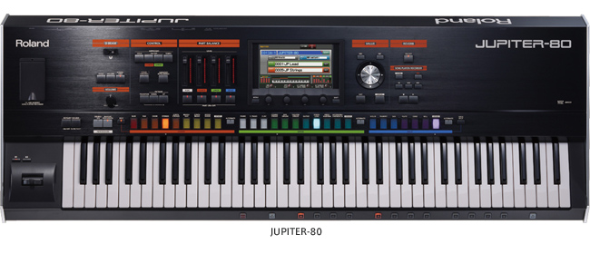 ローランド・シンセサイザーのフラッグシップモデル「JUPITER-80」発売
