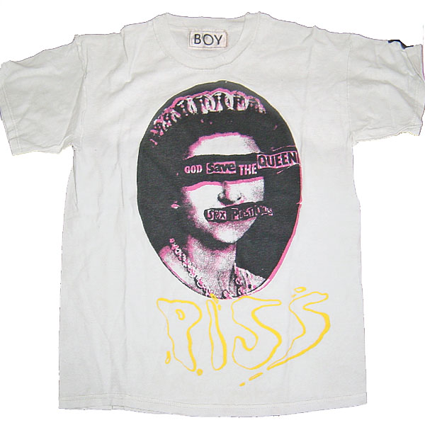 VINTAGE 80s BOY/SEDITIONARIES God Save The Queen T-Shirt ボーイ