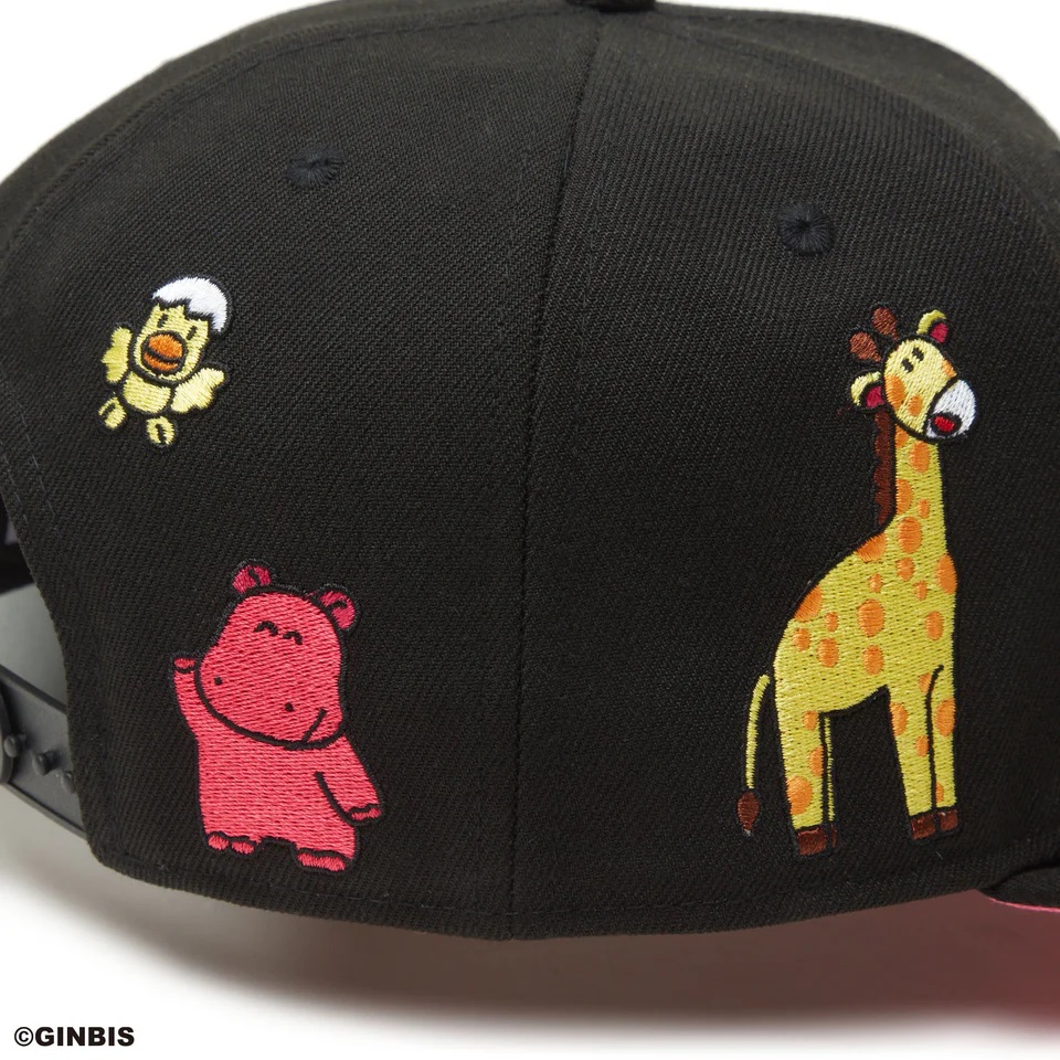 NEW ERA 9FIFTY たべっ子どうぶつ オールオーバー ブラック 14346929