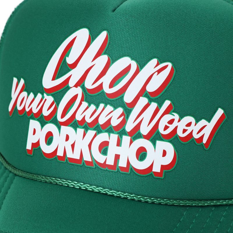 PORKCHOP GARAGE SUPPLY CHOP YOUR OWN WOOD CAP (KELLY GREEN) P0279