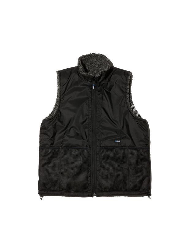 RADIALL FLAMES - ZIP UP VEST (Heather Gray) RAD-23AW-JK005 公式通販