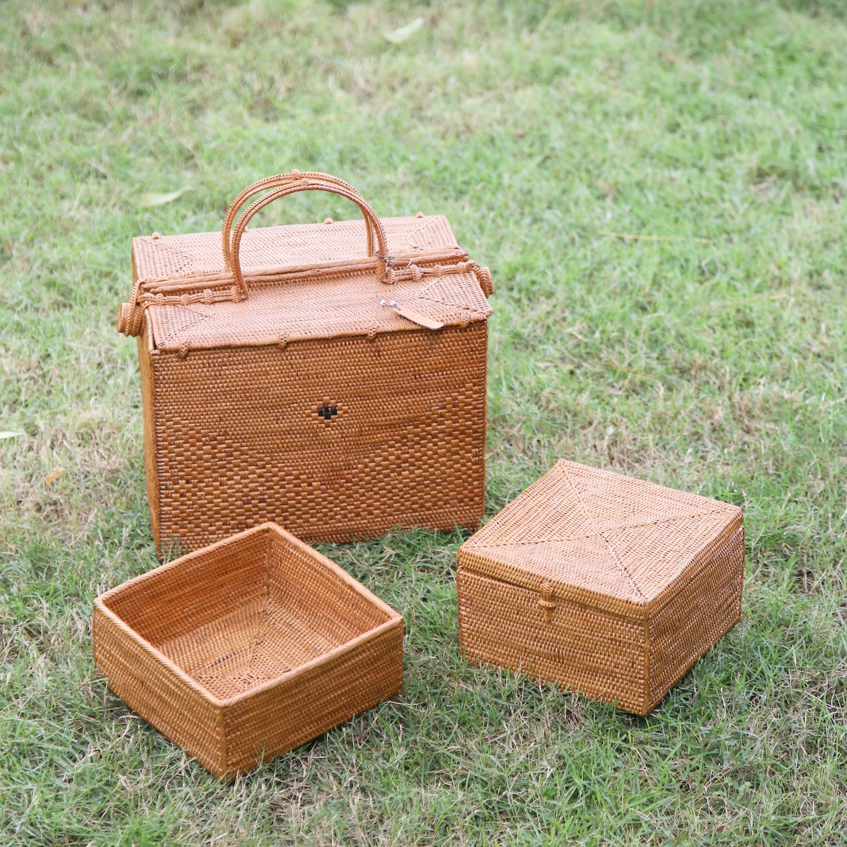 コスメボックス3点SET (PNC167) Rosily(ロージリー) バリ島 アタ