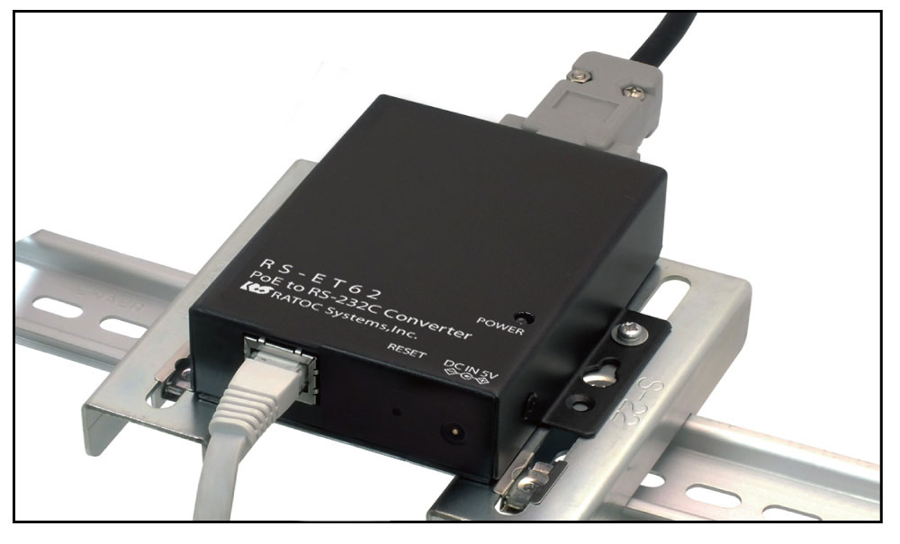 PoE to RS-232C コンバーター RS-ET62｜ラトックシステム公式サイト
