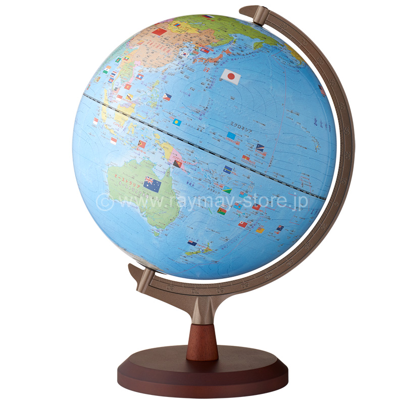 国旗付地球儀（組立て式） / レイメイストア / 株式会社レイメイ藤井