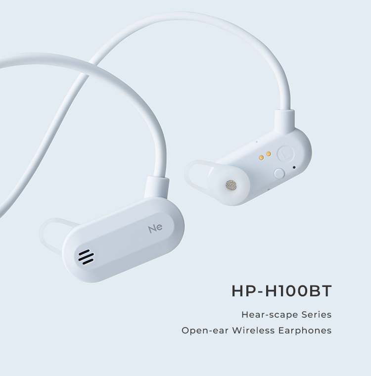 HP-H100BT オープンイヤー型ワイヤレスイヤホン HP-H100BTBG/HP