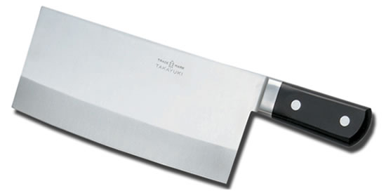 堺孝行 イノックス中華包丁（ツバ付）：包丁特集