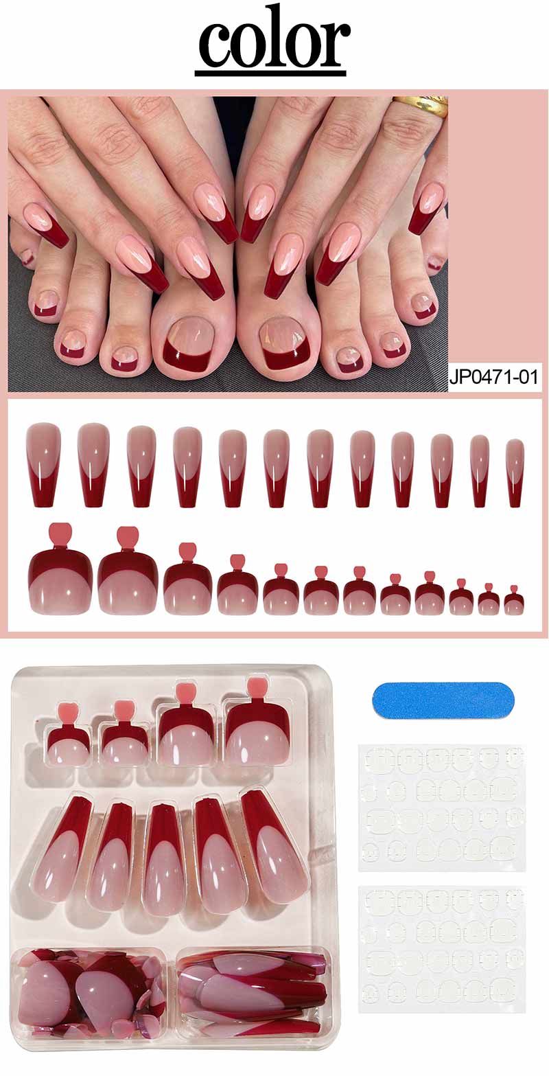 楽天市場】ネイルアート 1セット 可愛い優雅ネイル 48pcs 人工ネイル