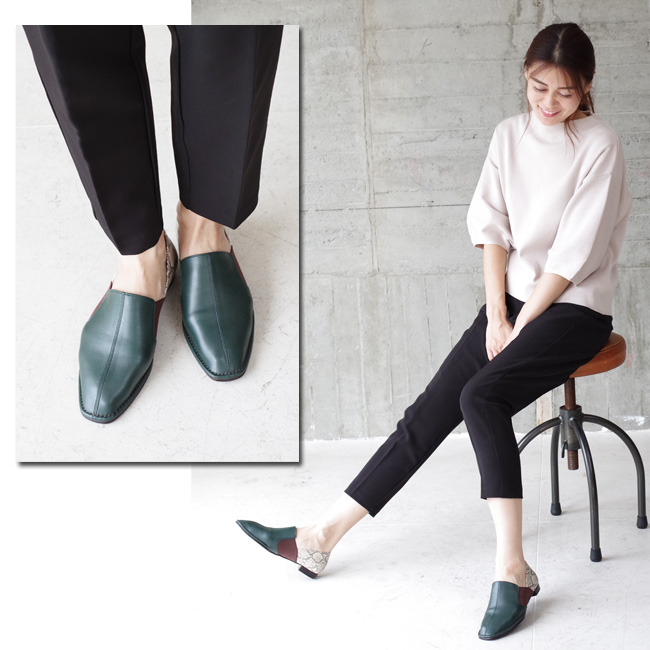 SUaSHI スウェイシー フラットシューズ スリッポン 日本製 パンプス