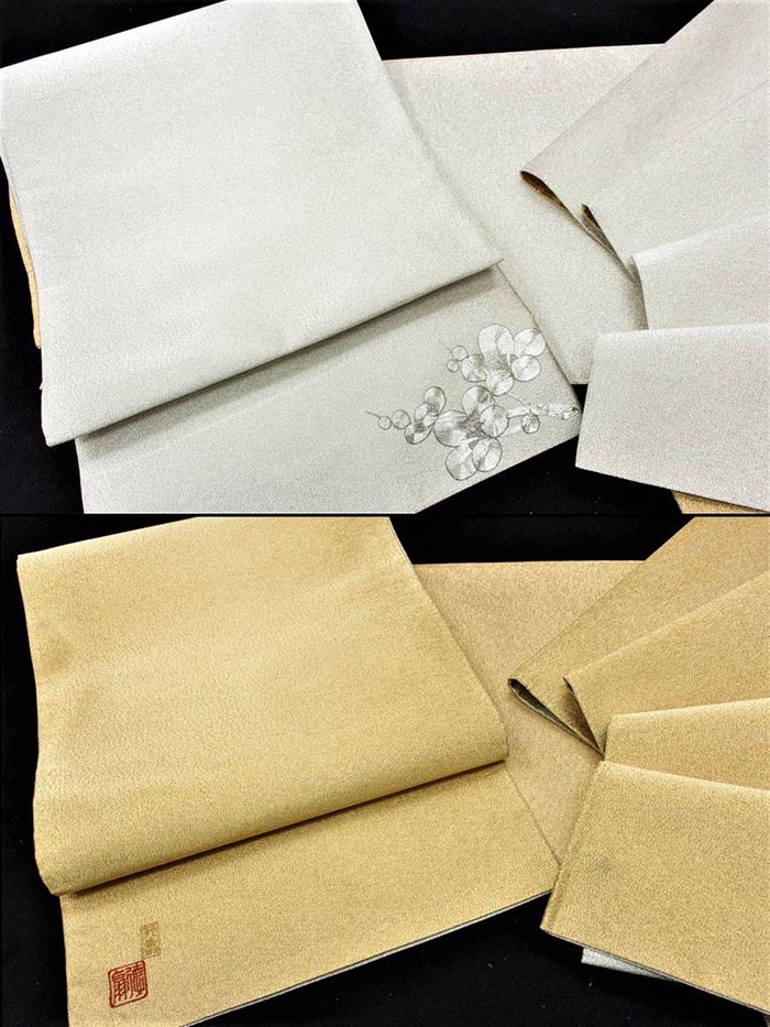 楽天市場】袋帯 藤林徳扇 綴れ織り プラチナ99，9% 刺繍 創業三百余年