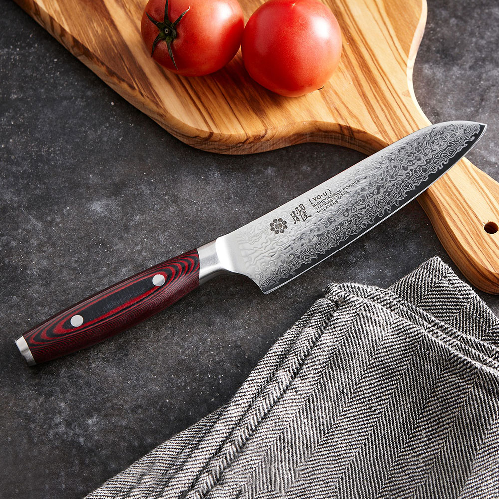 楽天市場】【ふるさと納税】H83-02 曜 101層鋼 三徳包丁 〜YO-U 積層鋼