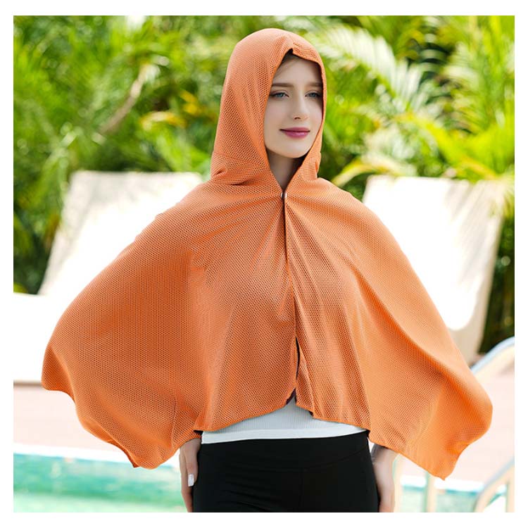 楽天市場】冷感 ポンチョ 冷感アイテム 熱中症対策 暑さ対策グッズ