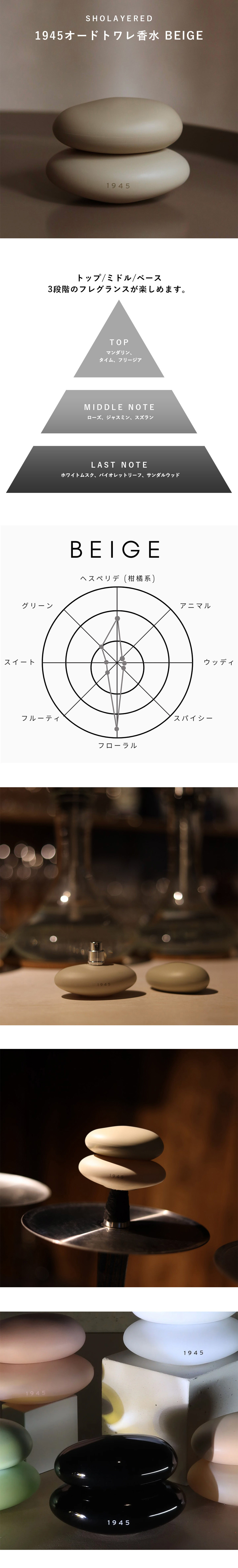 楽天市場】1945 オードトワレ ベージュ beige 50ml 【SHOLAYERED