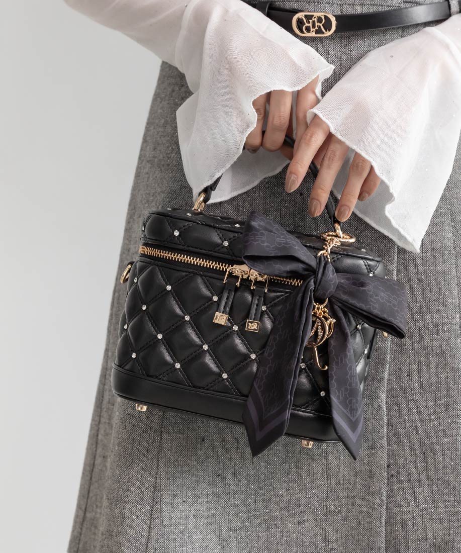 2WAY リボンチャームキルティングバニティバッグRANDA公式サイト