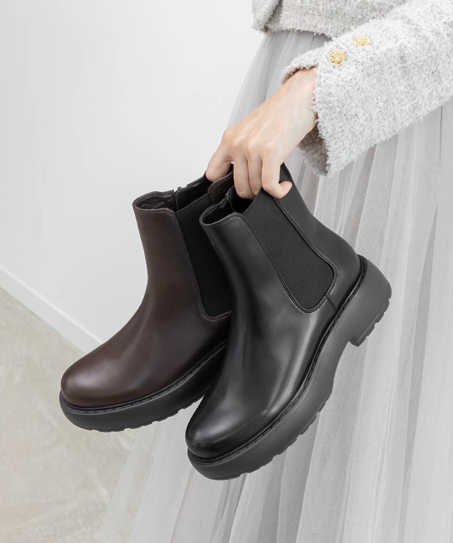 SALE】ボリュームソールベーシックサイドゴアブーツRANDA公式サイト