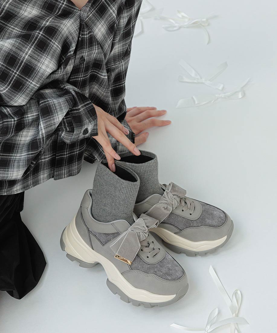 SALE】2WAY ソックスドッキングリボンスニーカーRANDA公式サイト