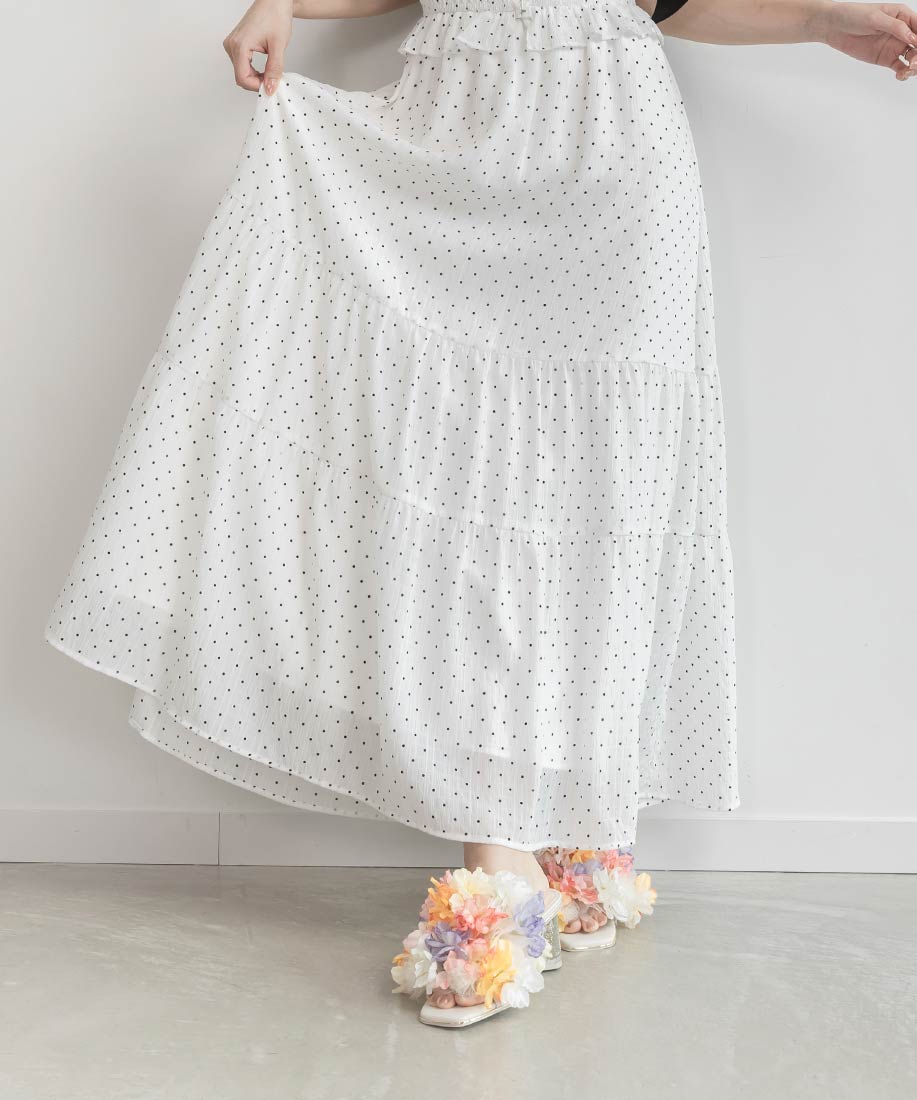 LUXURY ITEM】フラワーブーケミュールサンダルRANDA公式サイト