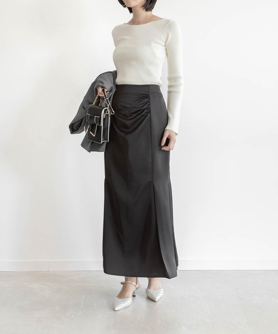 ラウンドネックリブニットRANDA公式サイト