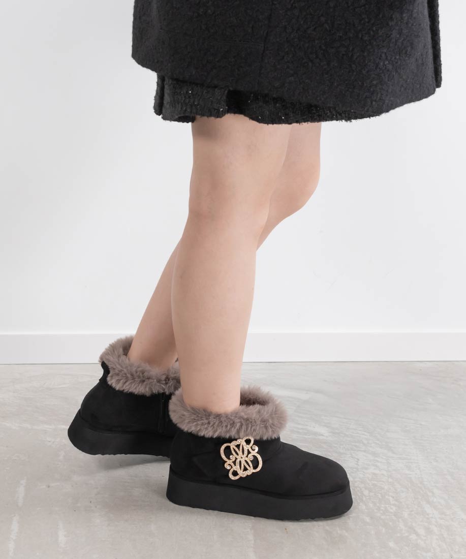 SALE】モノグラムパーツショートムートンブーツRANDA公式サイト