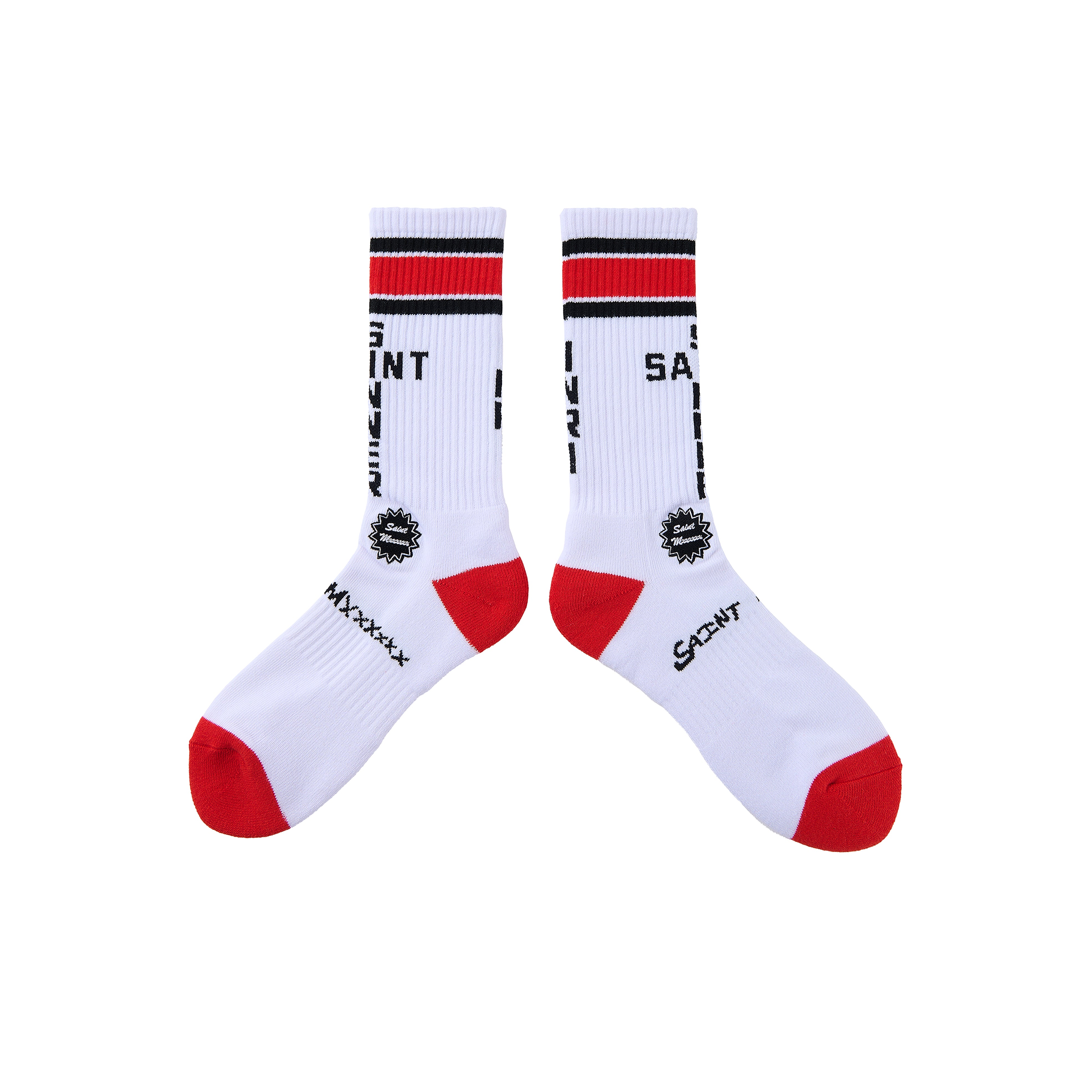 SAINT Mxxxxxx]SOCKS/SAINT SINNER/RED(SM-HR8-0000-107) – R&Co.