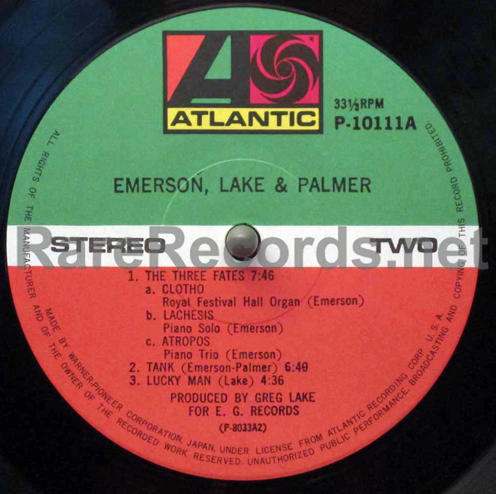 Emerson, Lake & Palmer – Emerson, Lake & Palmer Japan LP with obi