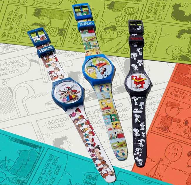 Swatch x Peanuts watch collection - Retro to Go