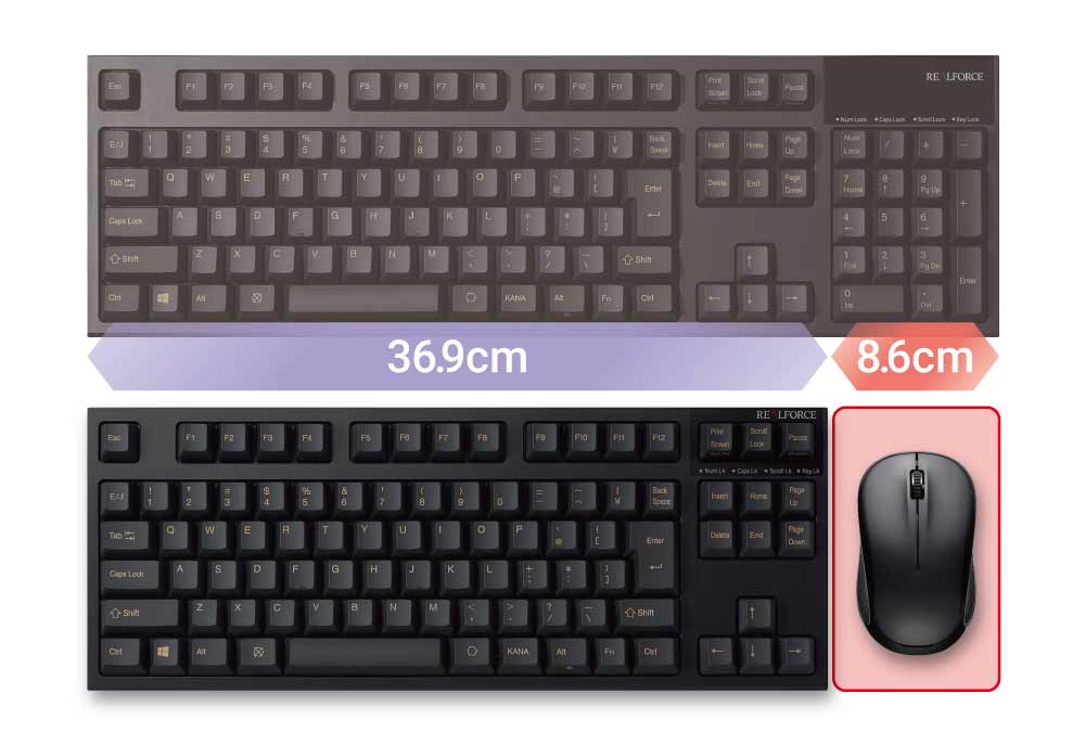 製品 : REALFORCE TKL / R2TL-JPV-IV | REALFORCE | 日本製プレミアム