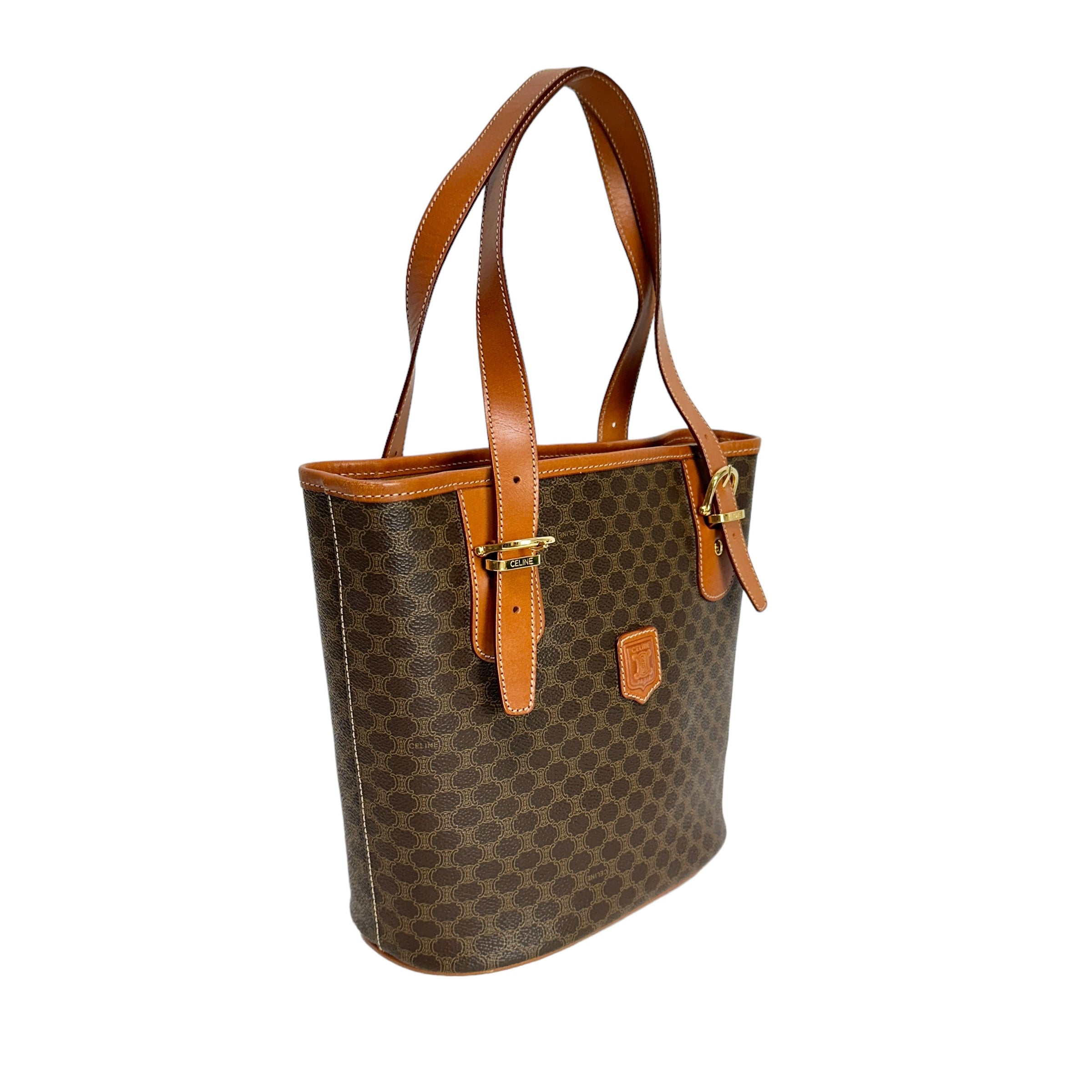 CELINE セリーヌ マカダム トートバッグ