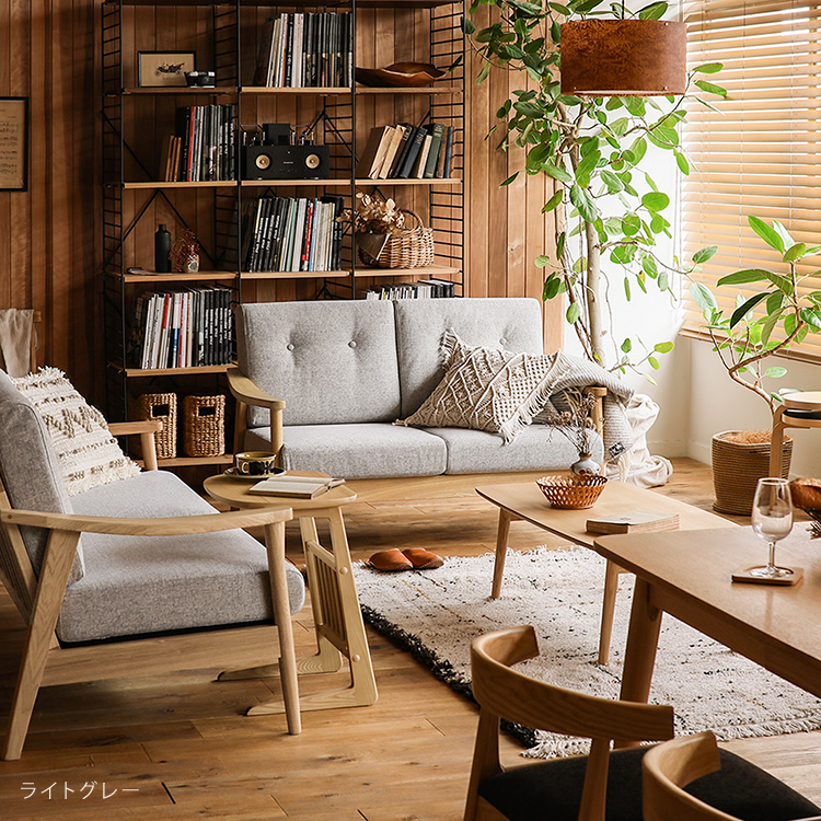 coco】RE:CENO リセノ HENRY 1人掛けソファ グレー RE:CENO リセノ