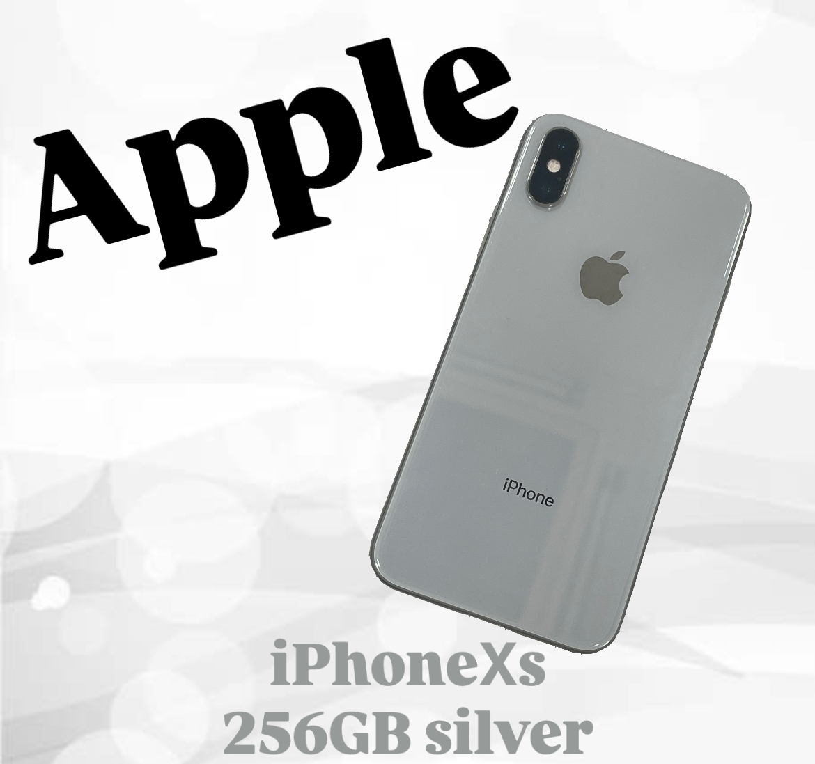 買取実績】Apple iPhone XS 256GB Silver 使用感あり／社外バッテリー