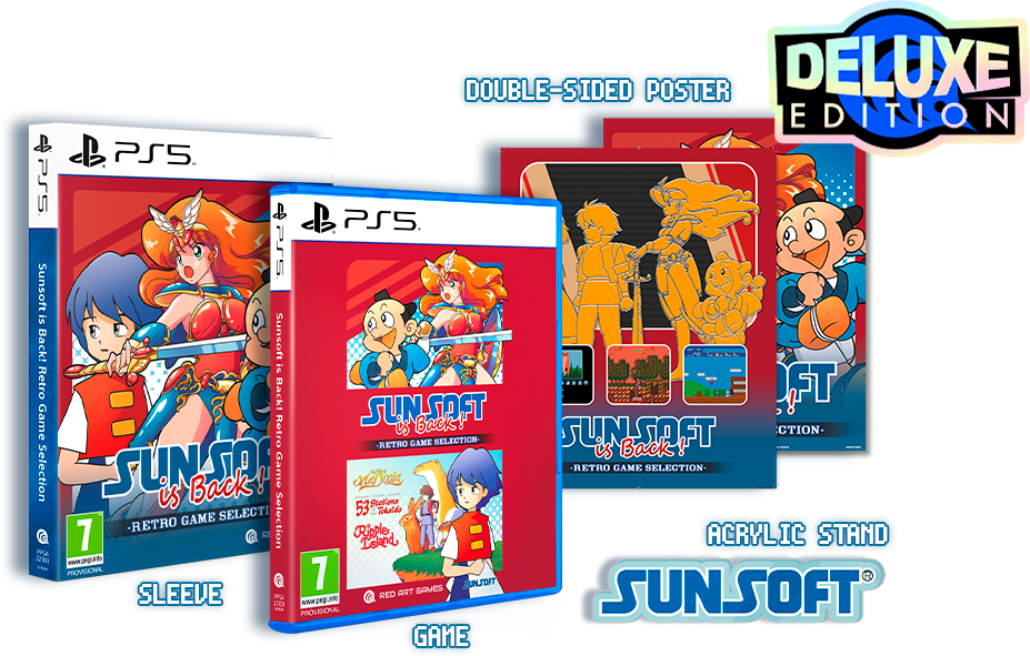 SUNSOFT is Back! Retro Game Selection PS5™ (Deluxe Edition)