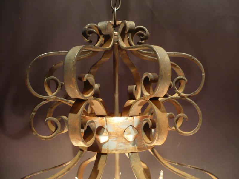 イギリス製アイアンシャンデリア インテリア照明 LCH 0744