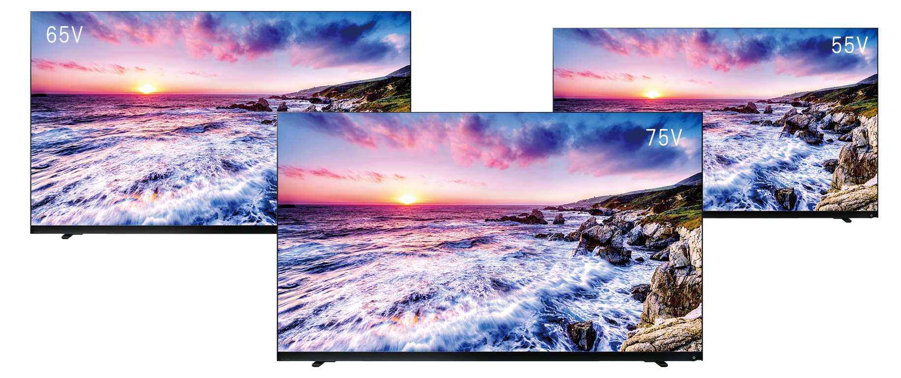 新開発Mini LED広色域量子ドット液晶パネル搭載 タイムシフトマシン4K