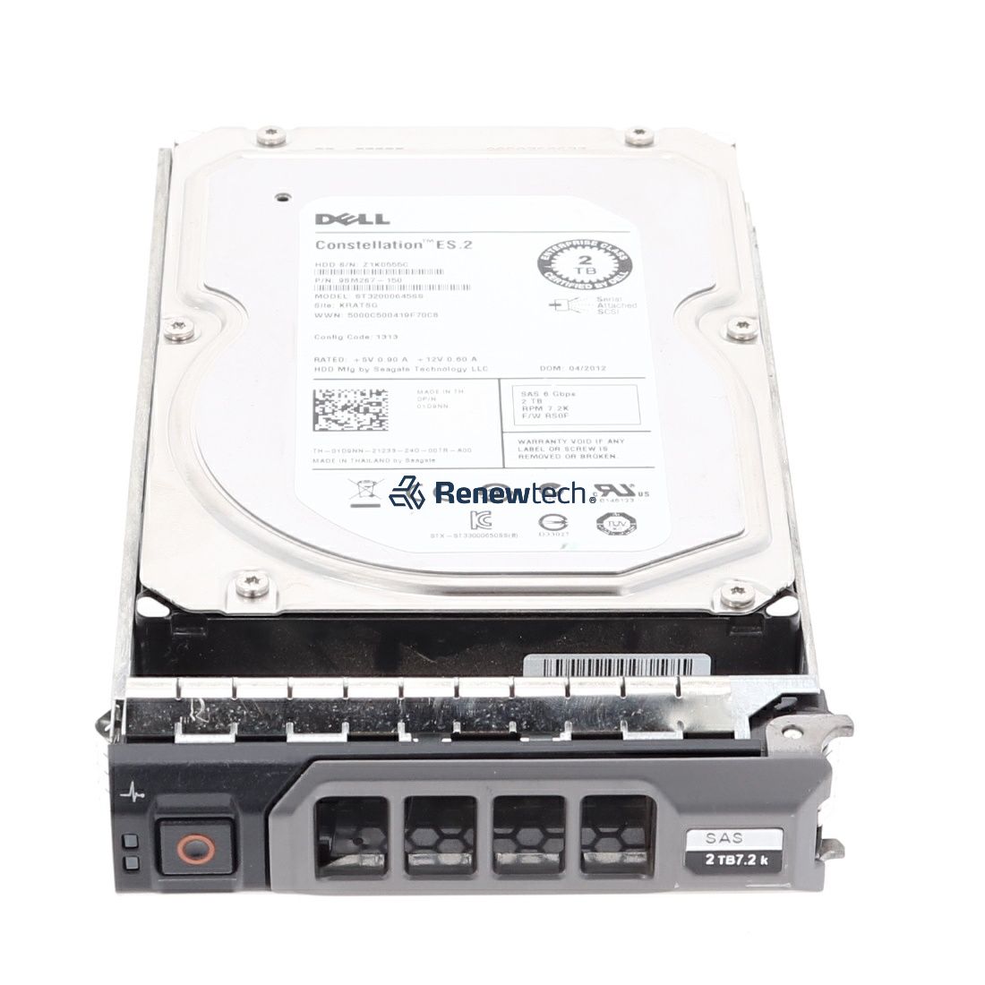 DELL 829T8 - 2TB 7.2K LFF SAS 6G HDD MG03SCA200 by DELL