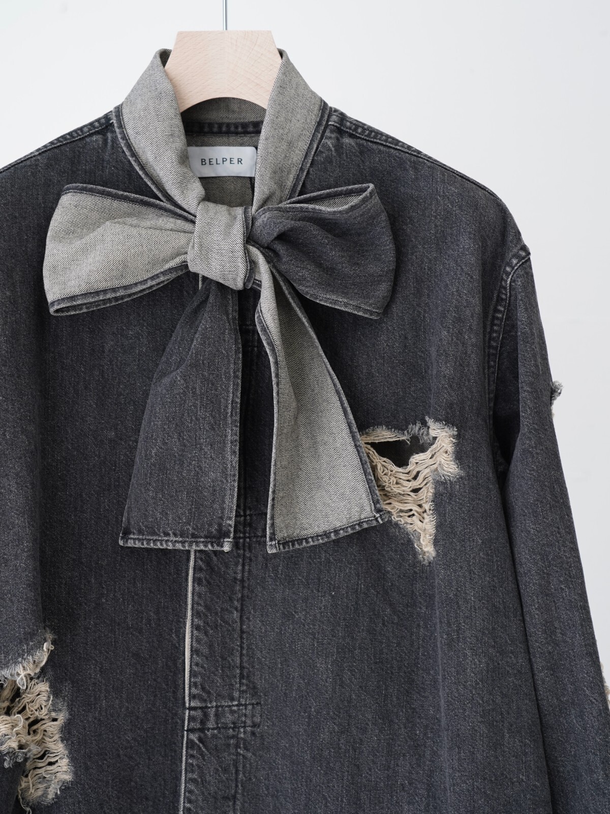 デニムボウタイブラウス - ベルパー レディース & メンズ｜公式通販