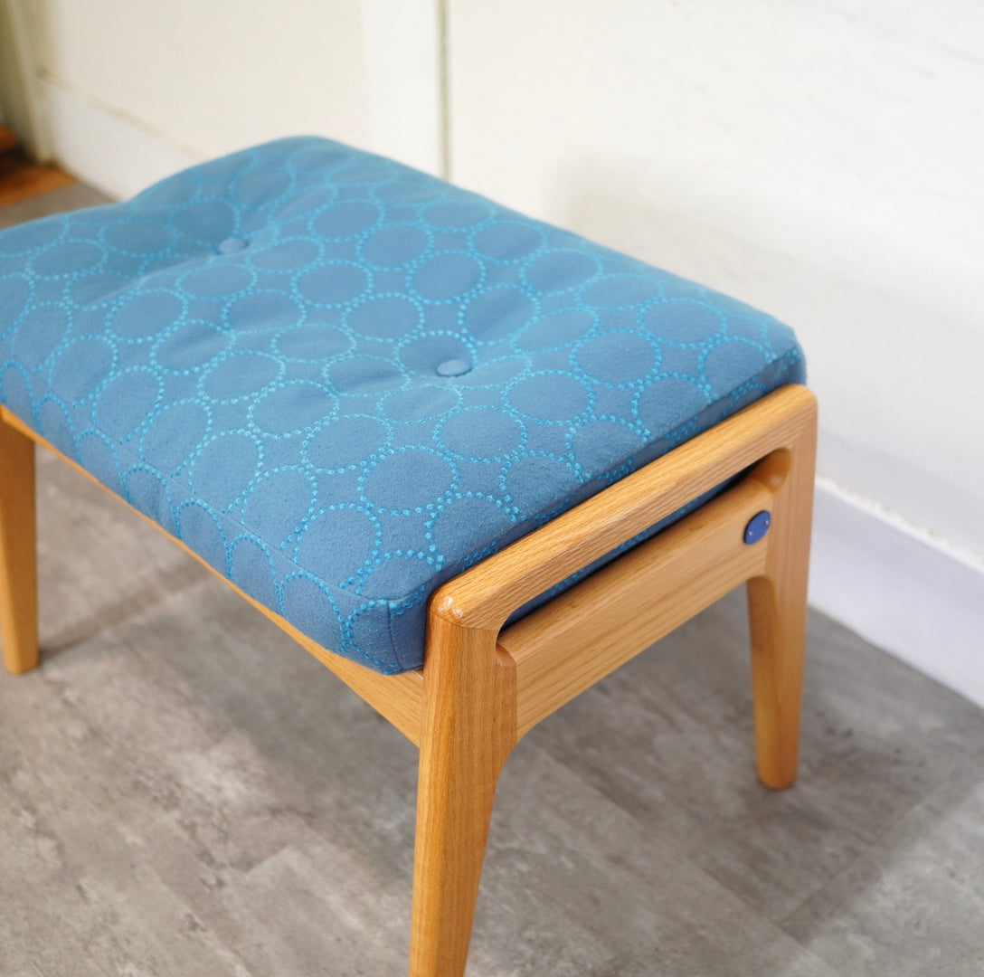 マルニ60 × ミナペルホネン オットマン オークフレーム / タンバリン 中古